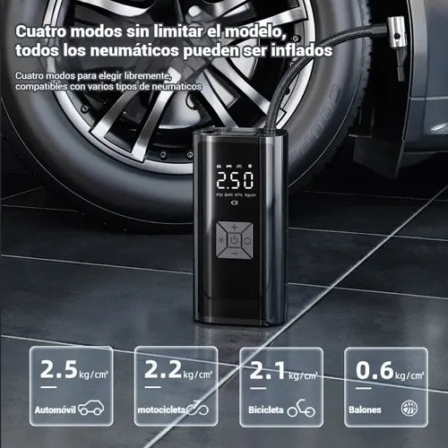 🚗 Compresor de Aire Digital Inalámbrico EG-216 | Hasta 150 PSI