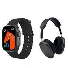 P9 ULTRA SMARTWATCH NEGRO + 2 CORREAS + AUDÍFONOS 🎧