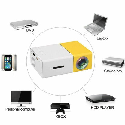 🎬 MINI PROYECTOR PORTÁTIL YG300